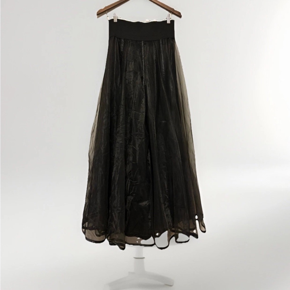 Vintage Catherine Coatney Long Black Skirt Goth Punk Rock 90s